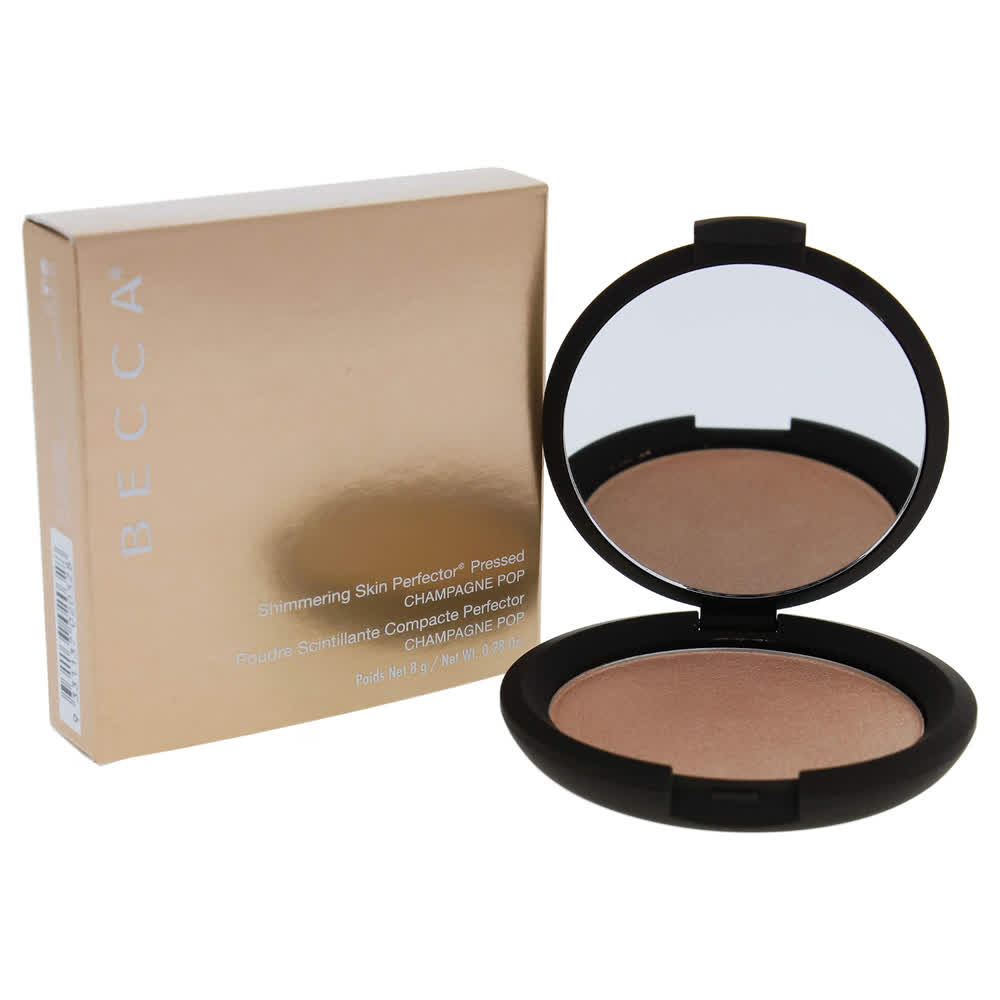 BECCA Shimmering Skin Perfector Pressed Highlighter- CHAMPAGNE POP 8g / 0.28 oz